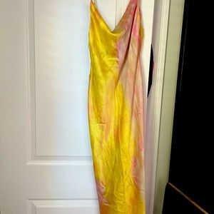 Hello Molly Mirror Mirror on the Wall Midi Dress Yellow